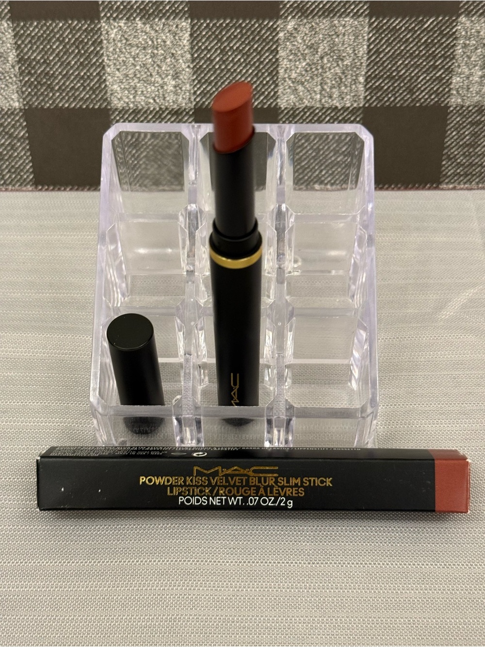 MAC Cosmetics Powder Kiss Velvet Blur Slim Stick Lipstick - Rose Mary